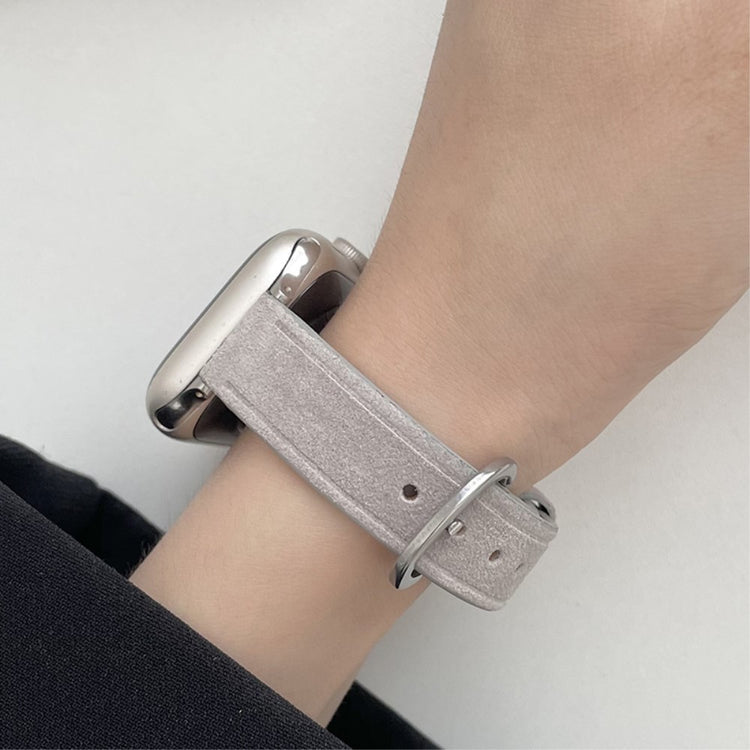 Mega Holdbart Kunstlæder Universal Rem passer til Apple Smartwatch - Sølv#serie_1