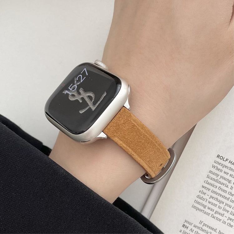 Mega Holdbart Kunstlæder Universal Rem passer til Apple Smartwatch - Orange#serie_6