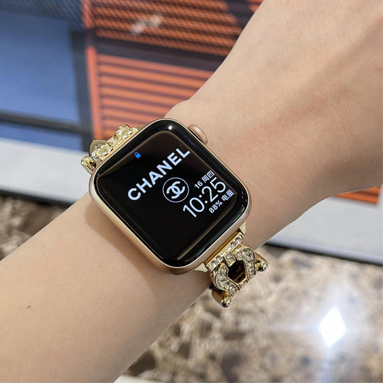 Mega Skøn Ægte Læder Universal Rem passer til Apple Smartwatch - Brun#serie_5