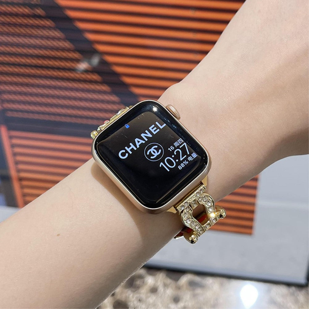 Mega Skøn Ægte Læder Universal Rem passer til Apple Smartwatch - Rød#serie_6