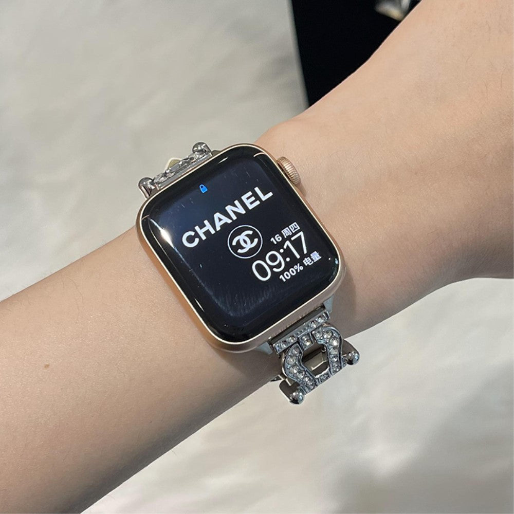 Mega Skøn Ægte Læder Universal Rem passer til Apple Smartwatch - Hvid#serie_17
