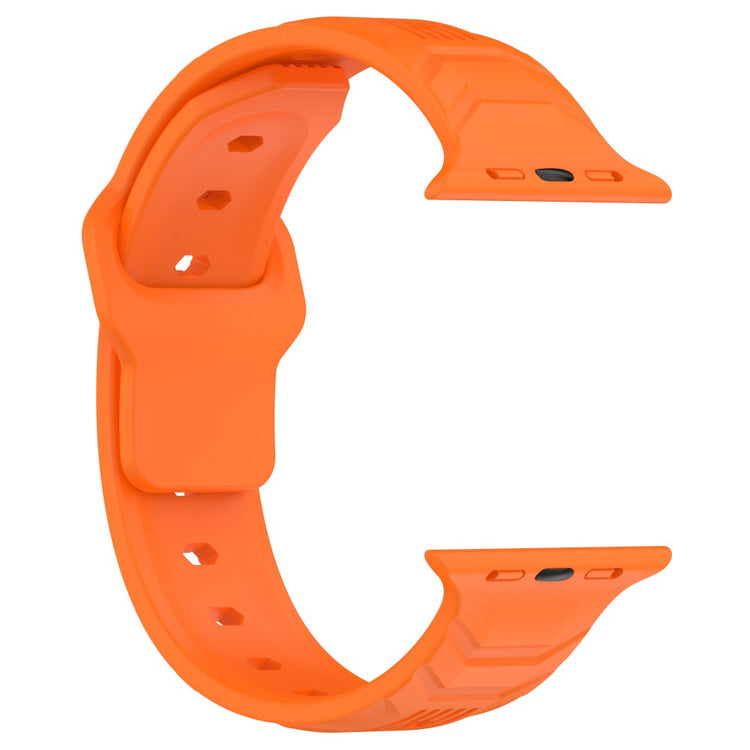Super Flot Silikone Universal Rem passer til Apple Smartwatch - Orange#serie_1
