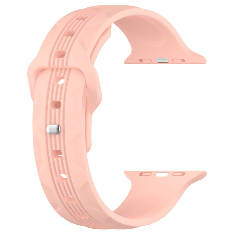 Super Flot Silikone Universal Rem passer til Apple Smartwatch - Pink#serie_4