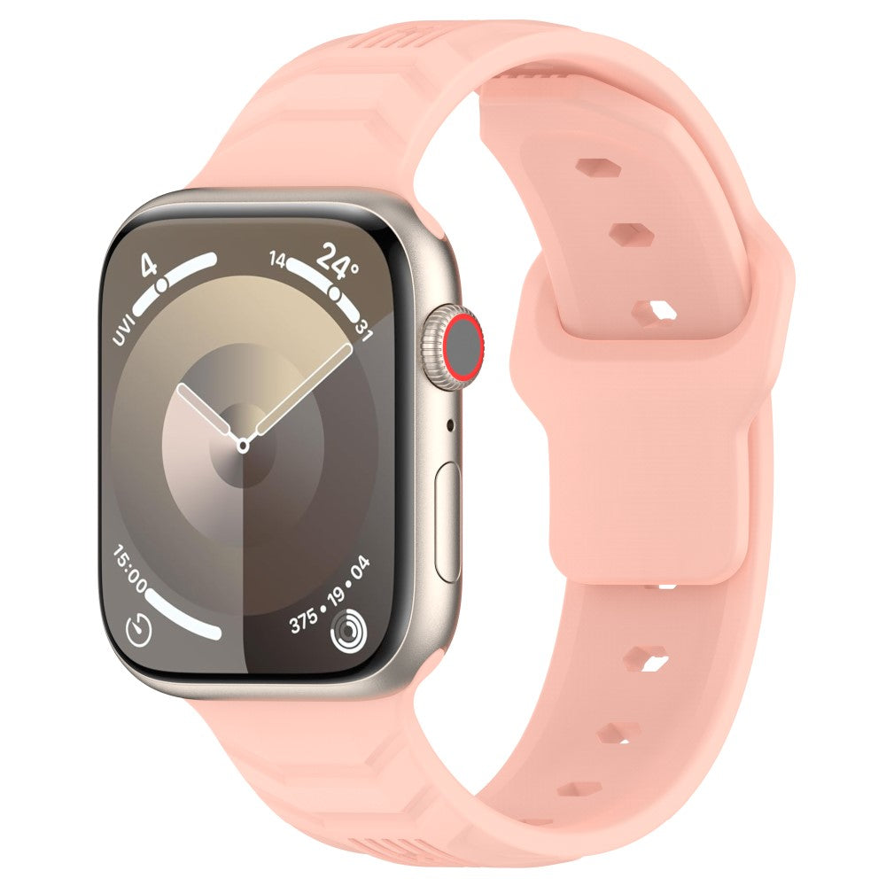 Super Flot Silikone Universal Rem passer til Apple Smartwatch - Pink#serie_4