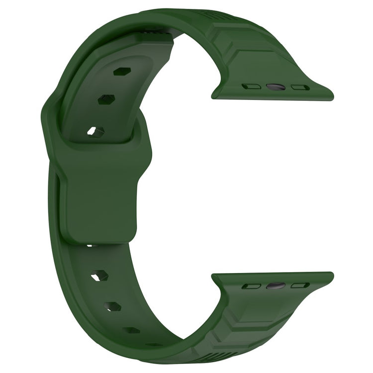 Super Flot Silikone Universal Rem passer til Apple Smartwatch - Grøn#serie_6