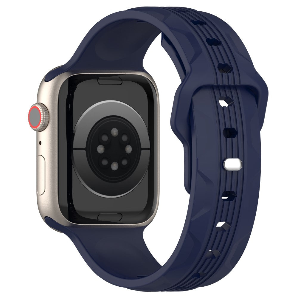 Super Flot Silikone Universal Rem passer til Apple Smartwatch - Blå#serie_9