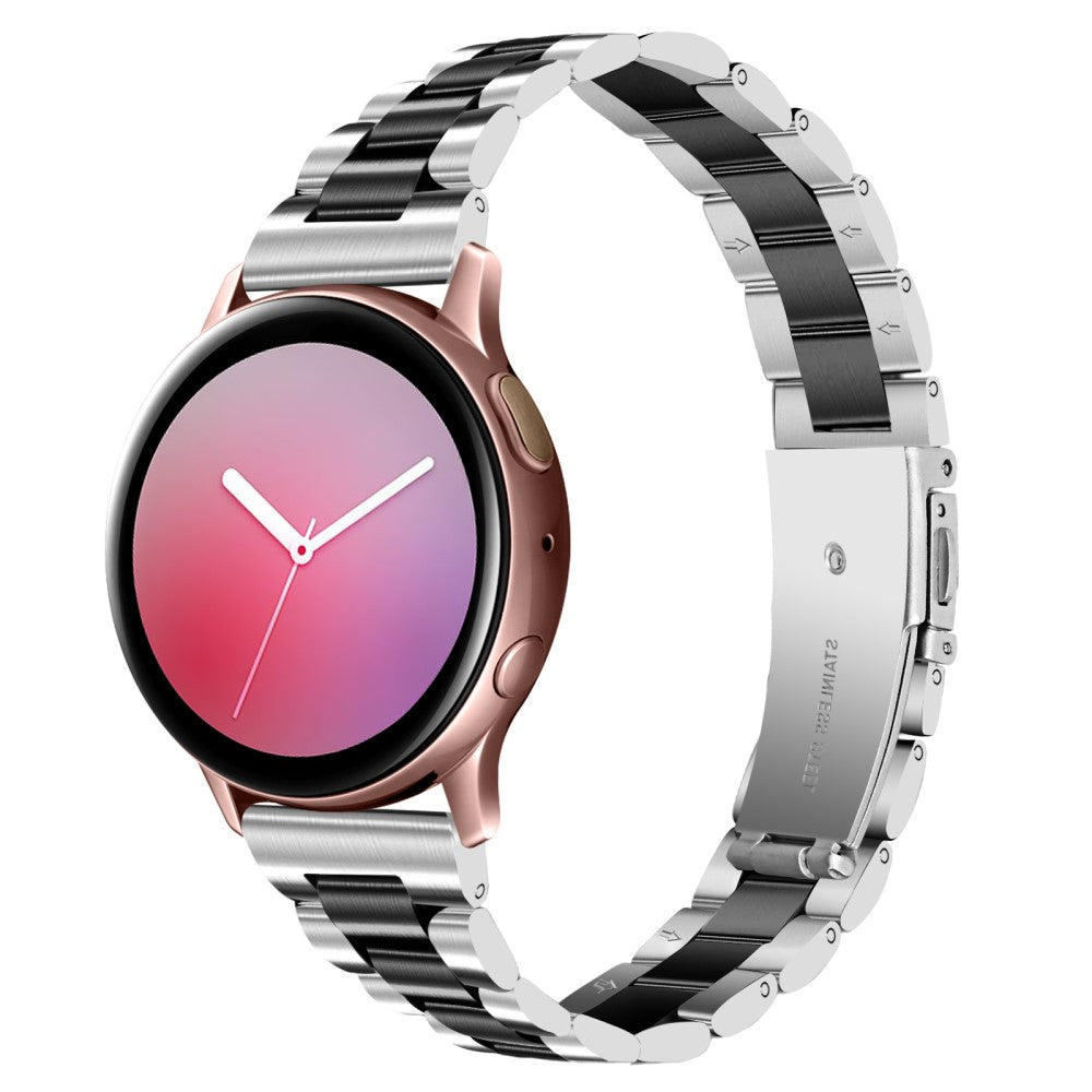 Helt Vildt Kønt Metal Universal Rem passer til Samsung Smartwatch - Sort#serie_2