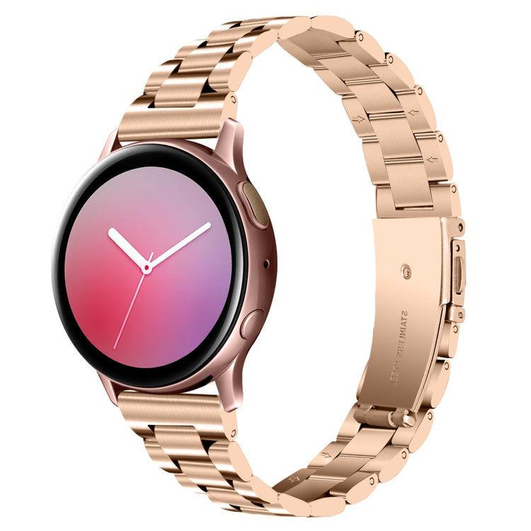 Helt Vildt Kønt Metal Universal Rem passer til Samsung Smartwatch - Pink#serie_3