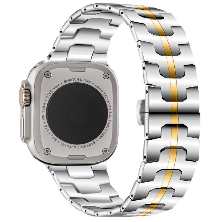 Helt Vildt Hårdfør Metal Universal Rem passer til Apple Smartwatch - Sølv#serie_1