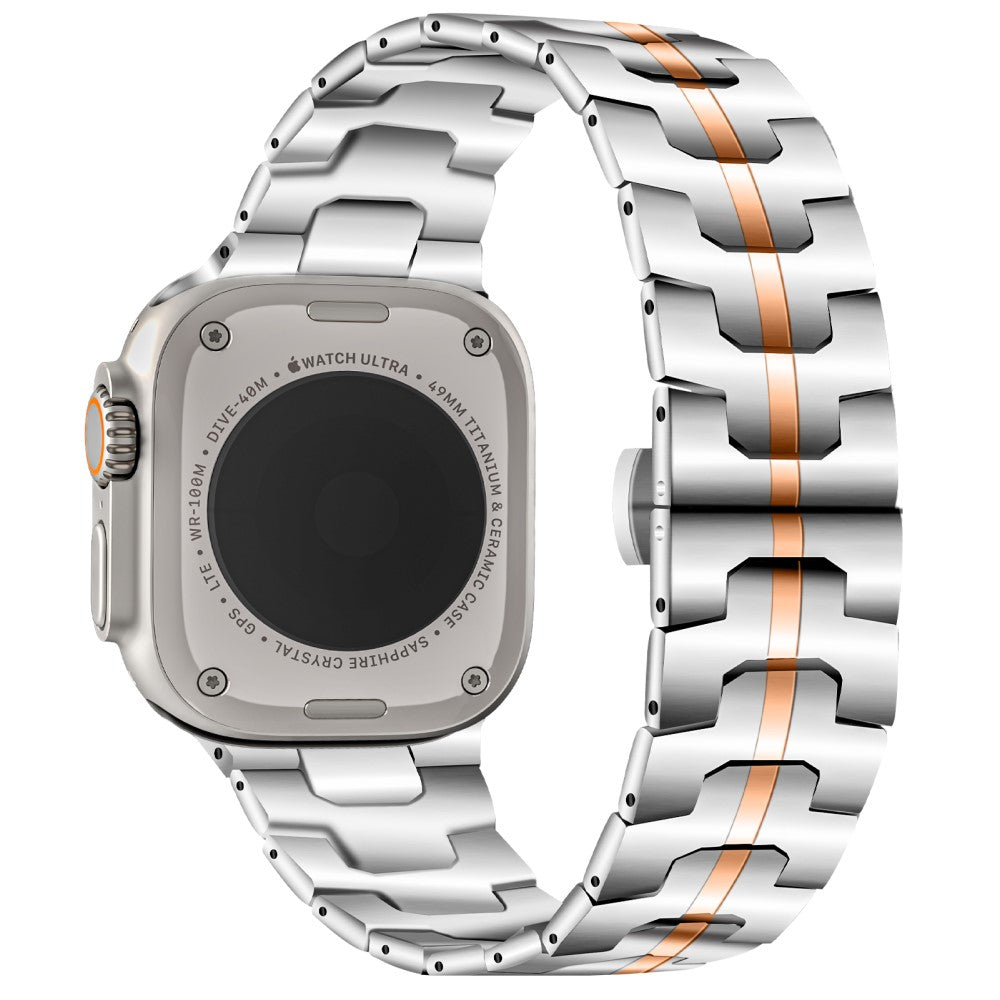 Helt Vildt Hårdfør Metal Universal Rem passer til Apple Smartwatch - Sølv#serie_2