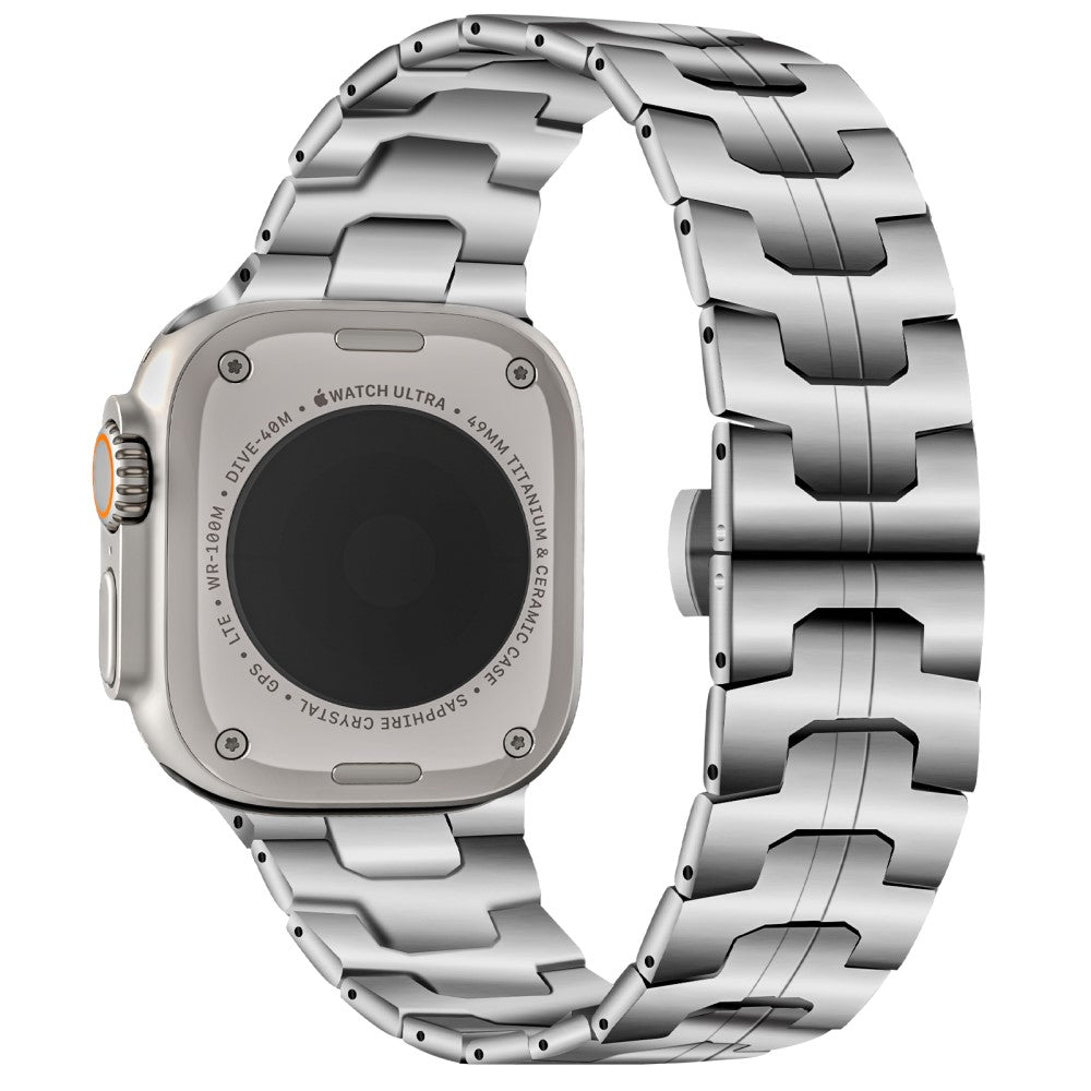 Helt Vildt Hårdfør Metal Universal Rem passer til Apple Smartwatch - Sølv#serie_5