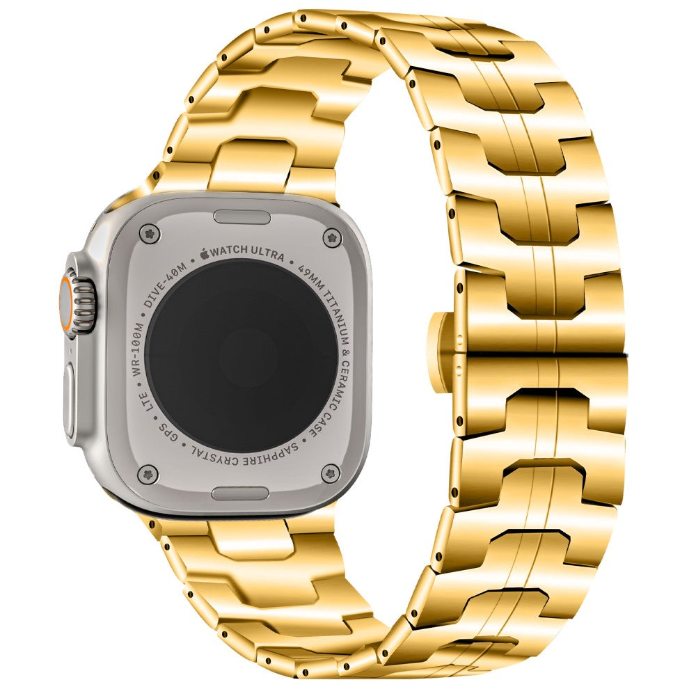 Komfortabel Metal Universal Rem passer til Apple Smartwatch - Guld#serie_3