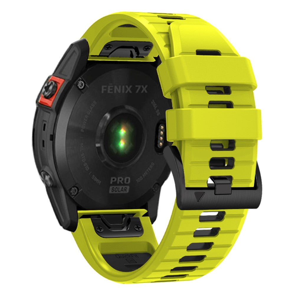 Mega Godt Silikone Universal Rem passer til Smartwatch - Grøn#serie_1