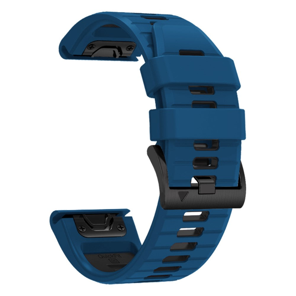 Mega Godt Silikone Universal Rem passer til Smartwatch - Blå#serie_3