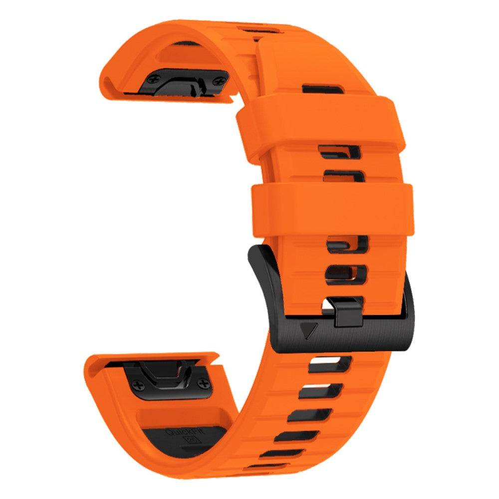 Mega Godt Silikone Universal Rem passer til Smartwatch - Orange#serie_4