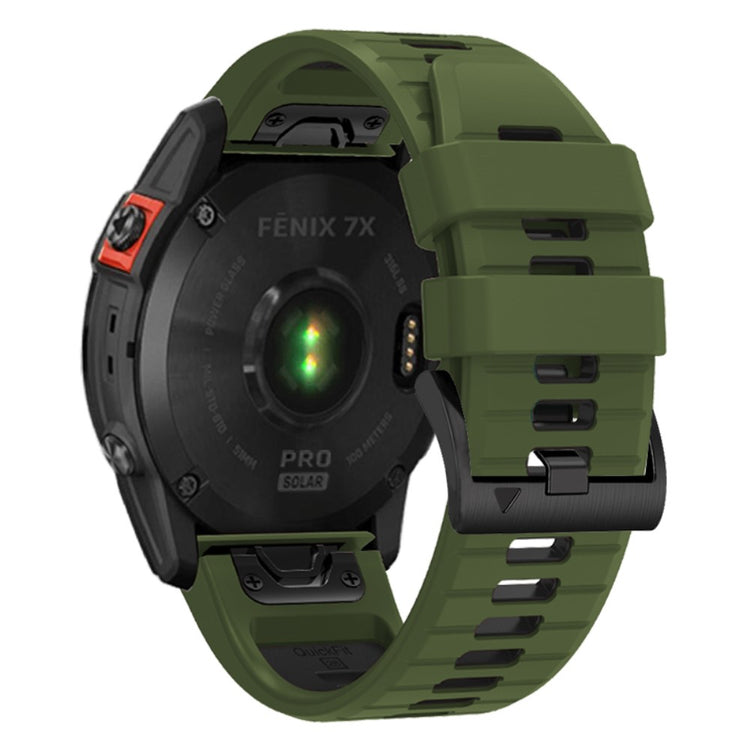Mega Godt Silikone Universal Rem passer til Smartwatch - Grøn#serie_8