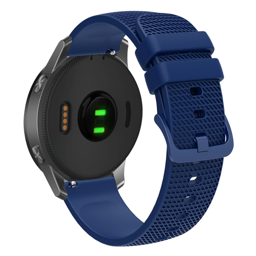 Meget Sejt Silikone Universal Rem passer til Garmin Smartwatch - Blå#serie_1