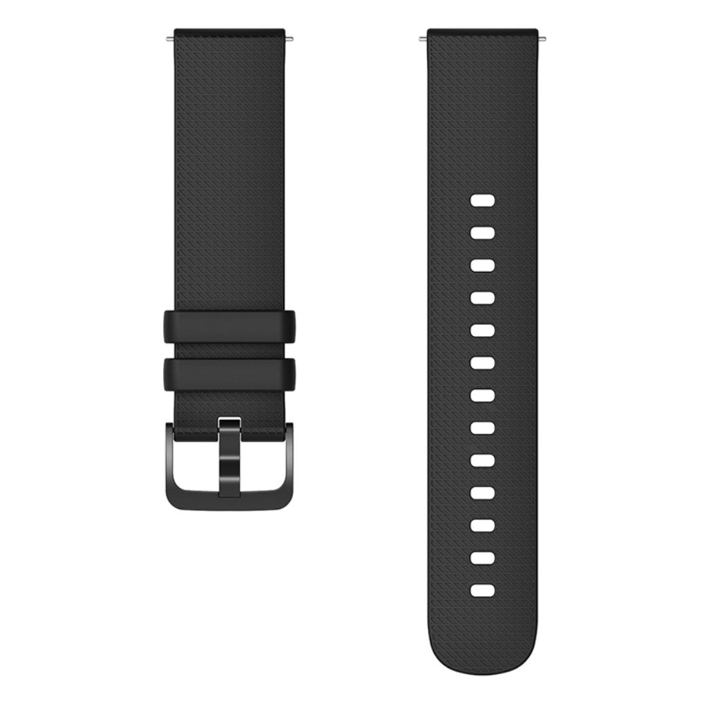 Meget Sejt Silikone Universal Rem passer til Garmin Smartwatch - Sort#serie_4