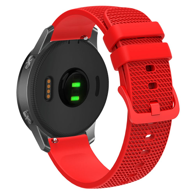 Meget Sejt Silikone Universal Rem passer til Garmin Smartwatch - Rød#serie_5