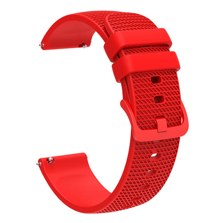 Sejt Silikone Universal Rem passer til Smartwatch - Rød#serie_5