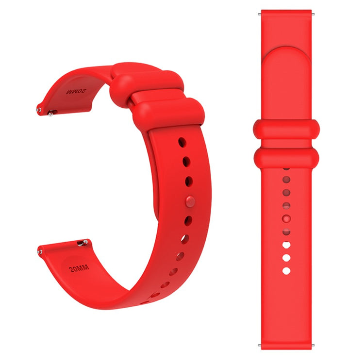 Komfortabel Silikone Universal Rem passer til Garmin Smartwatch - Rød#serie_6
