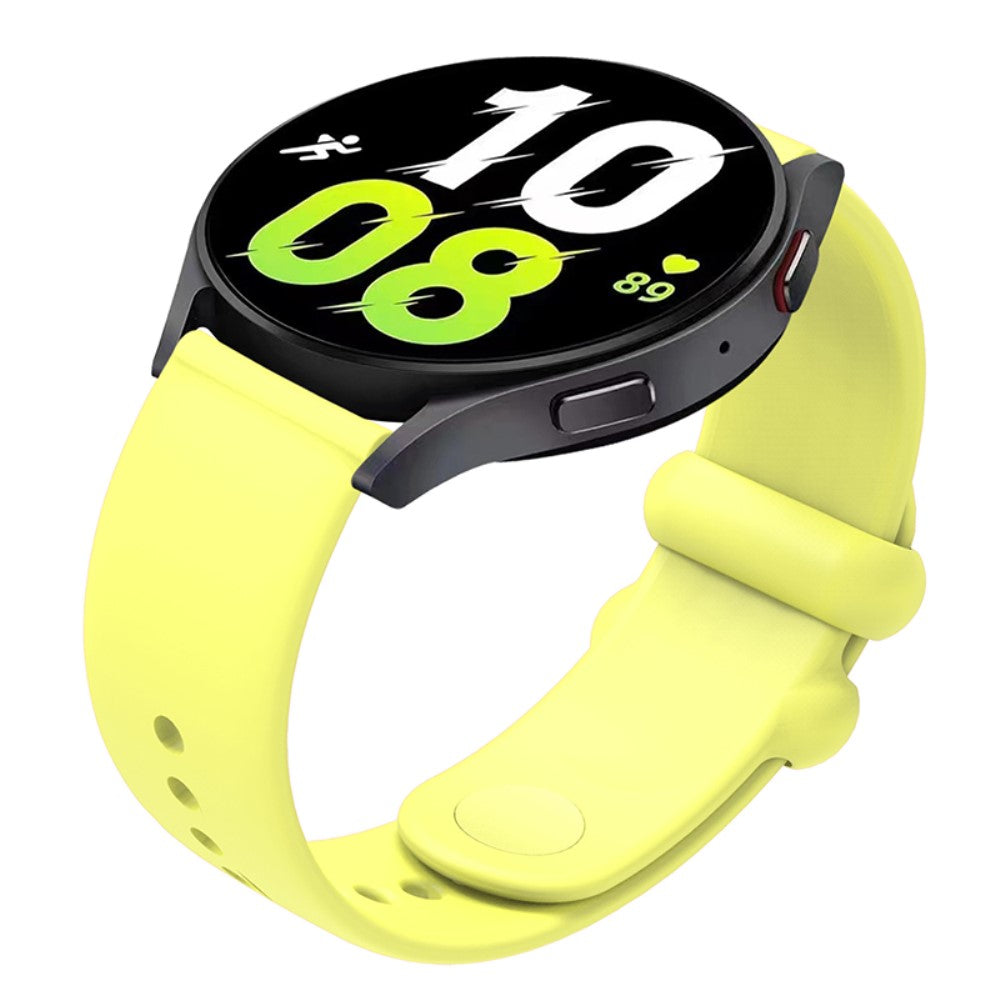 Komfortabel Silikone Universal Rem passer til Garmin Smartwatch - Gul#serie_7