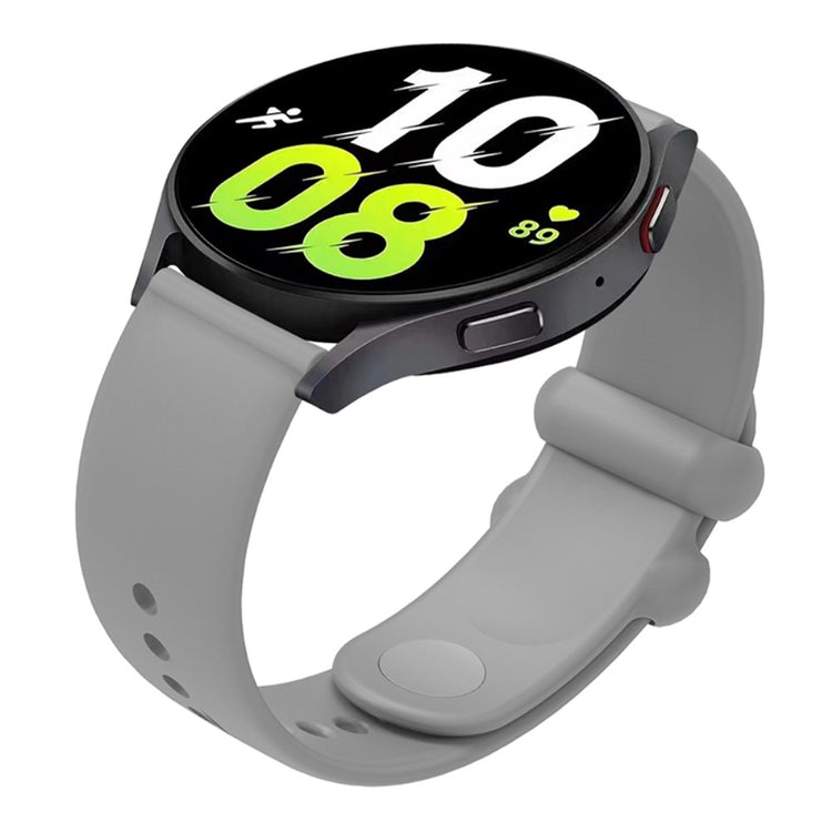 Komfortabel Silikone Universal Rem passer til Garmin Smartwatch - Sølv#serie_8