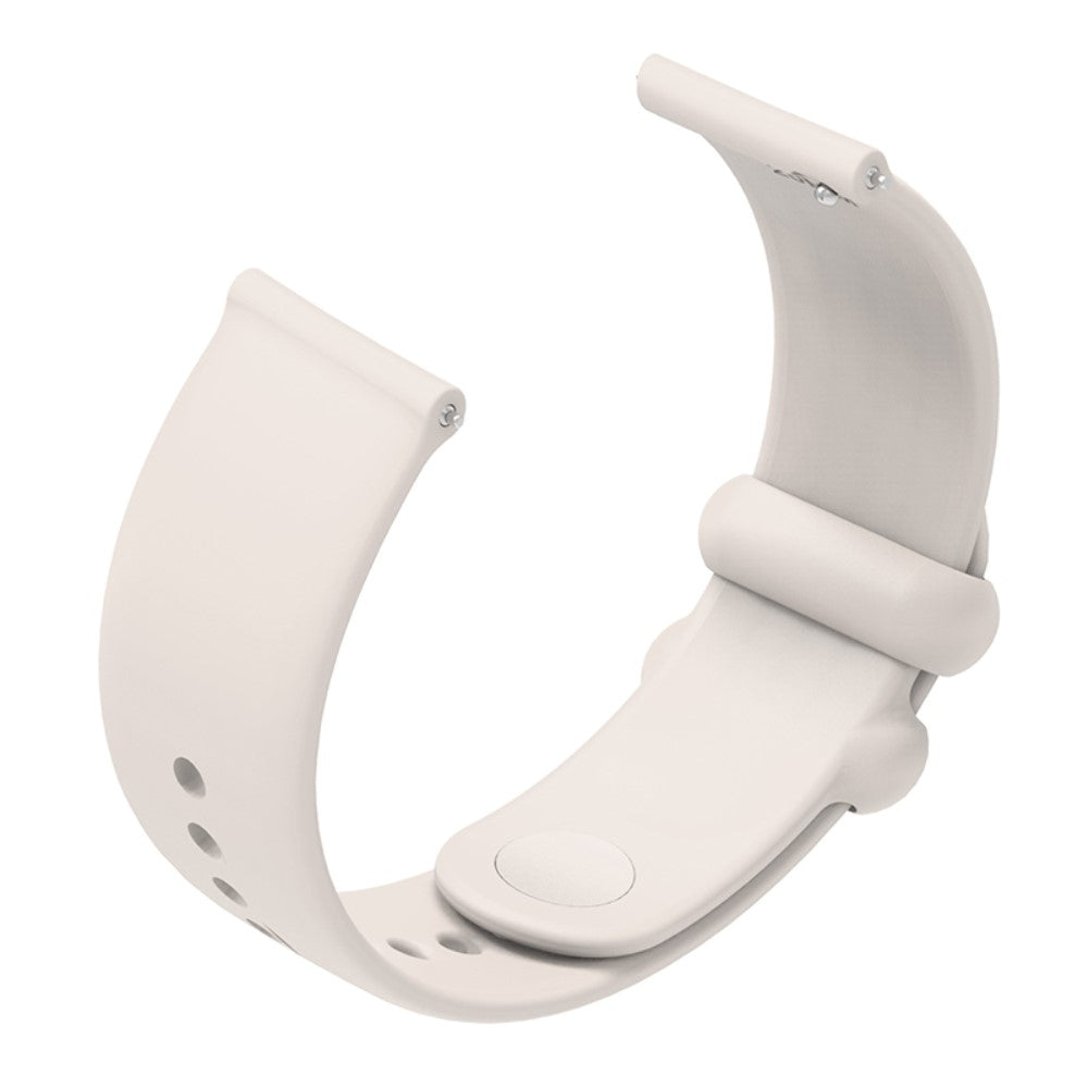 Komfortabel Silikone Universal Rem passer til Garmin Smartwatch - Hvid#serie_11