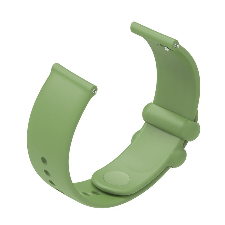 Flot Silikone Universal Rem passer til Smartwatch - Grøn#serie_11