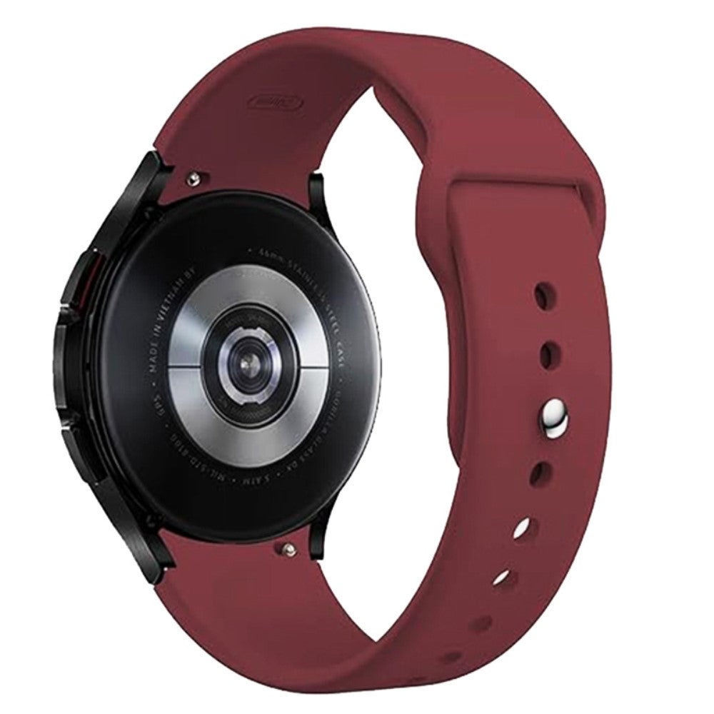 Meget Smuk Silikone Universal Rem passer til Samsung Smartwatch - Rød#serie_1