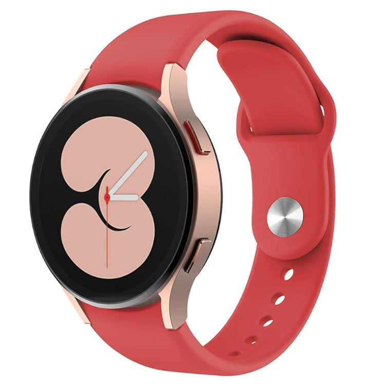Meget Smuk Silikone Universal Rem passer til Samsung Smartwatch - Rød#serie_5