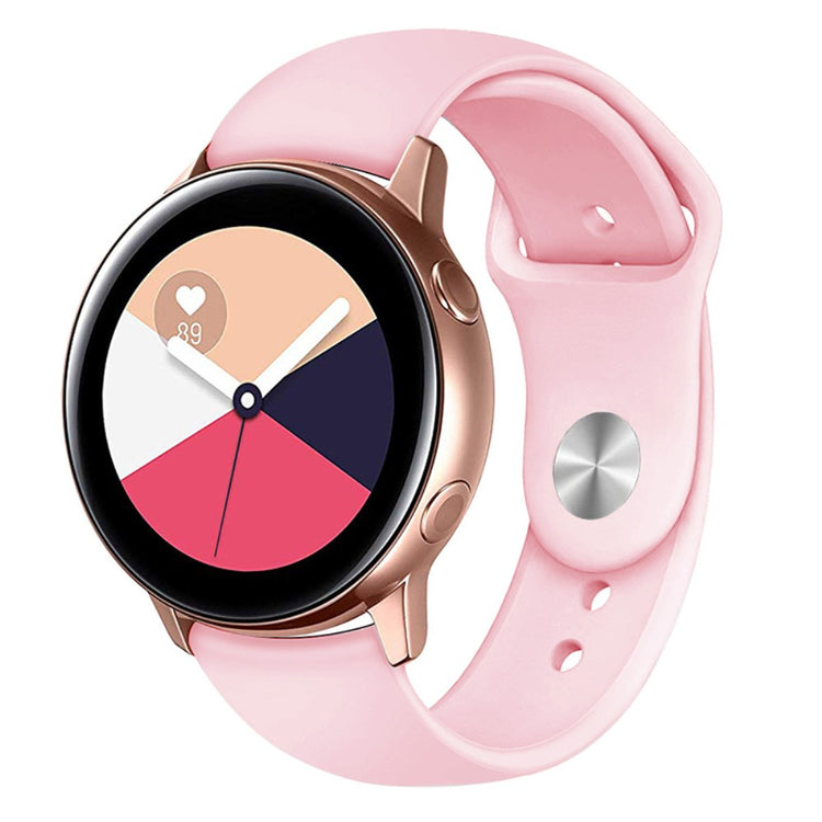 Vildt Pænt Silikone Universal Rem passer til Smartwatch - Pink#serie_4