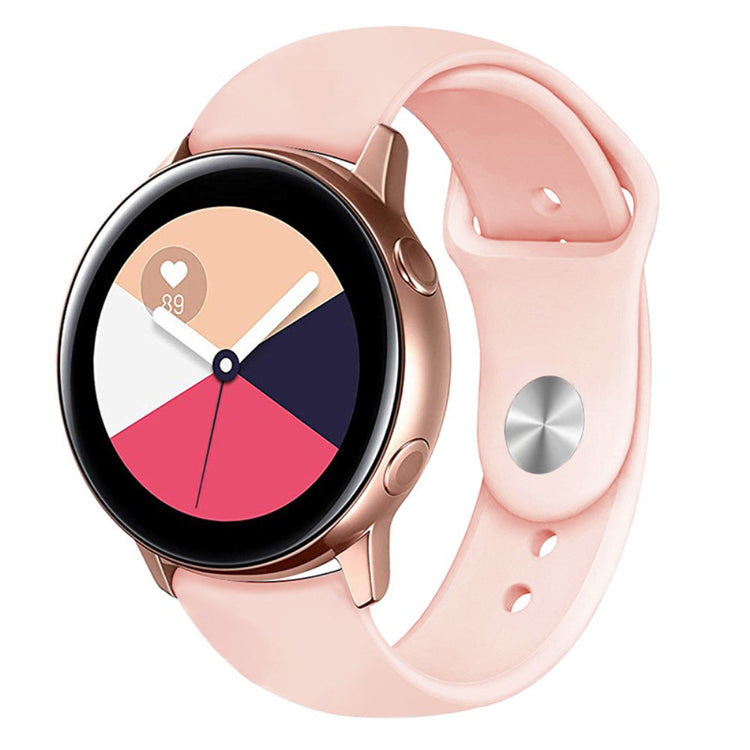 Vildt Pænt Silikone Universal Rem passer til Smartwatch - Pink#serie_5
