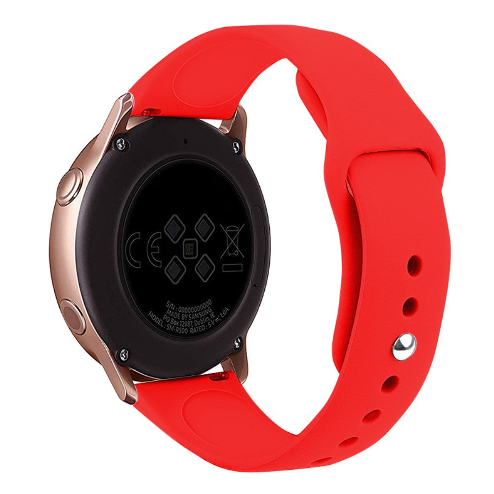 Vildt Pænt Silikone Universal Rem passer til Smartwatch - Rød#serie_9