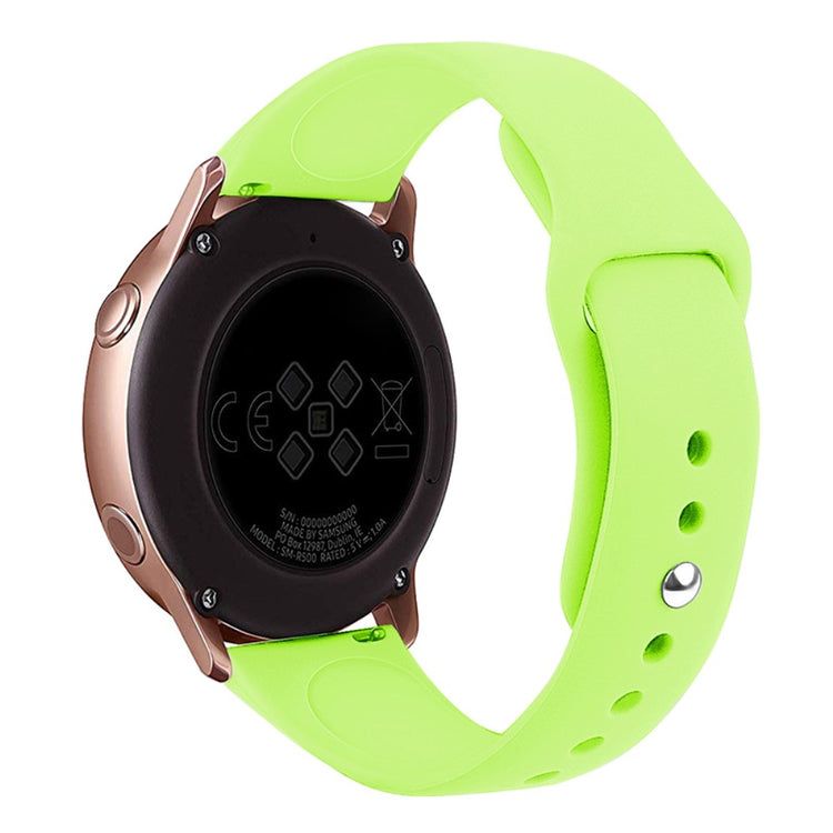 Vildt Pænt Silikone Universal Rem passer til Smartwatch - Grøn#serie_10