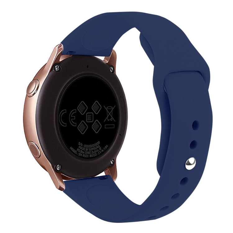 Vildt Pænt Silikone Universal Rem passer til Smartwatch - Blå#serie_14