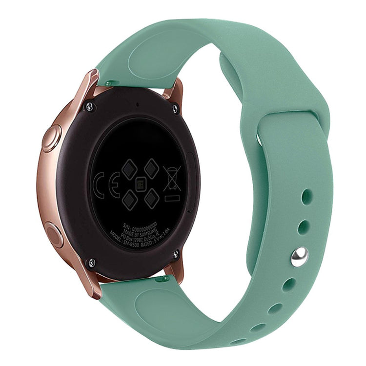 Vildt Pænt Silikone Universal Rem passer til Smartwatch - Grøn#serie_15