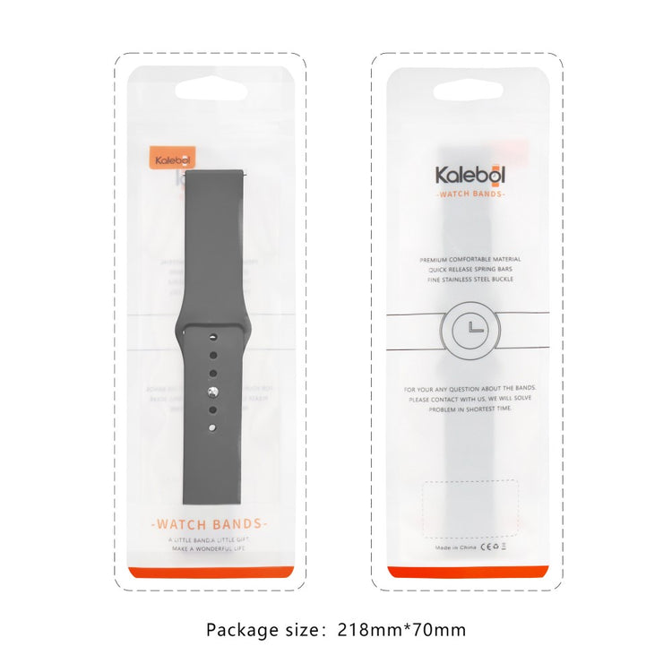 Helt Vildt Godt Silikone Universal Rem passer til Apple Smartwatch - Orange#serie_3