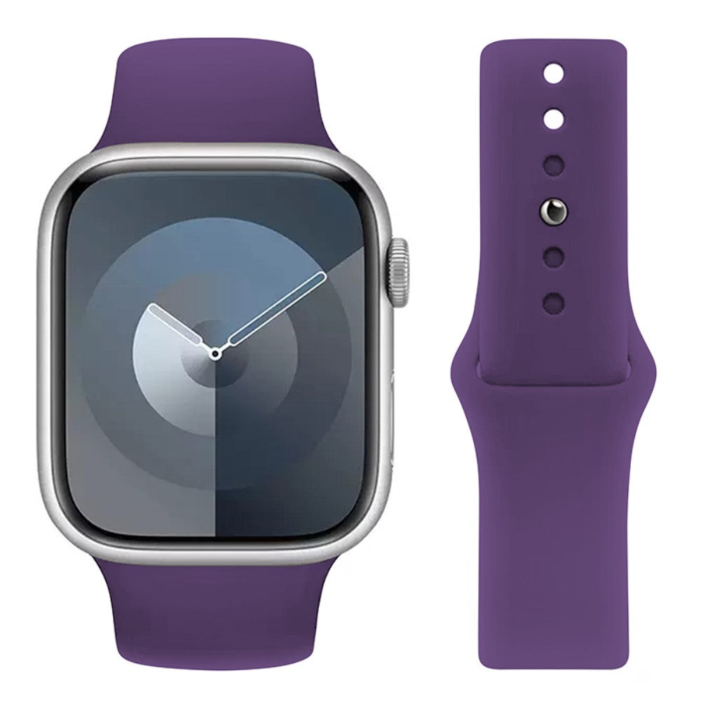Helt Vildt Godt Silikone Universal Rem passer til Apple Smartwatch - Lilla#serie_12