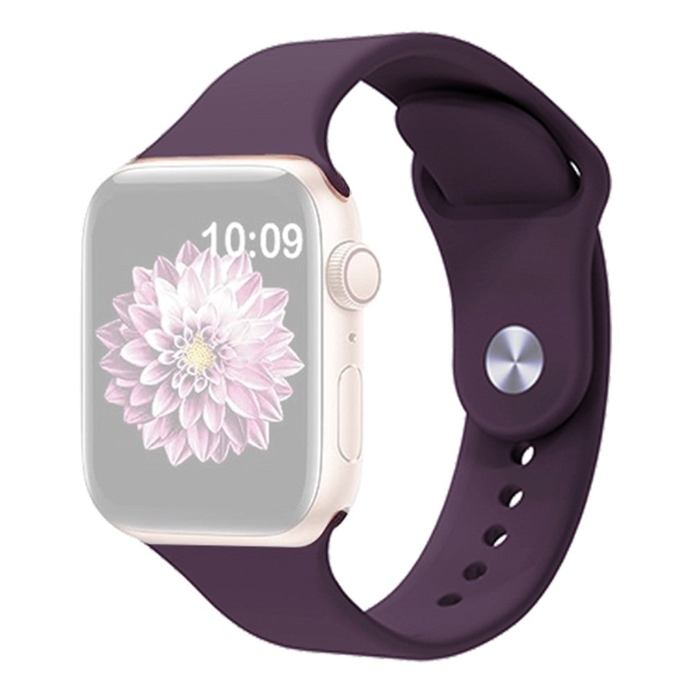 Helt Vildt Godt Silikone Universal Rem passer til Apple Smartwatch - Lilla#serie_14