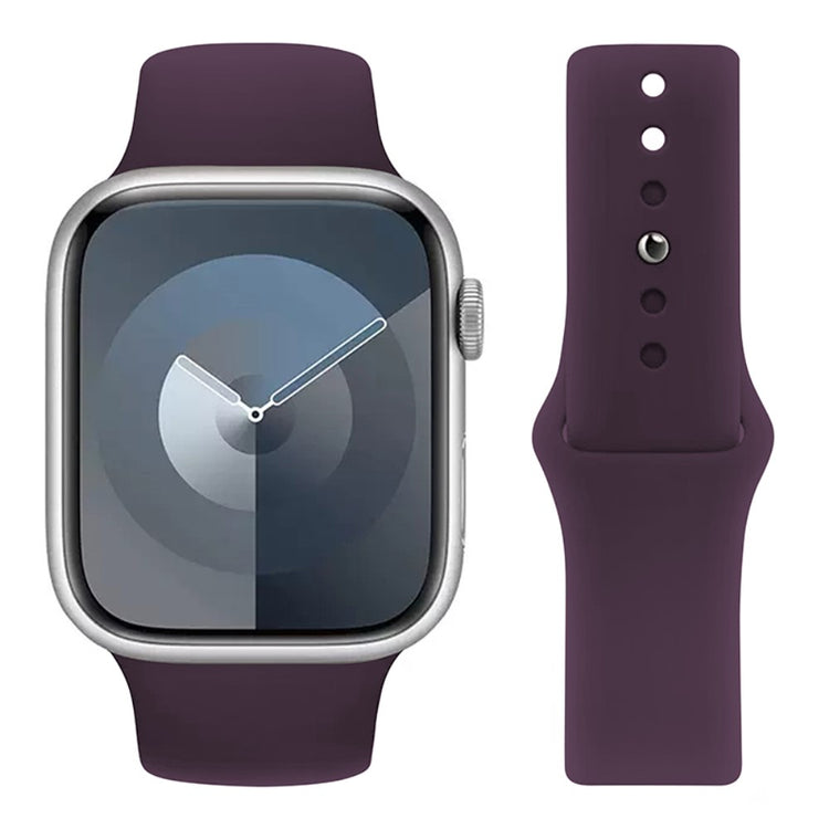 Fantastisk Silikone Universal Rem passer til Apple Smartwatch - Lilla#serie_2