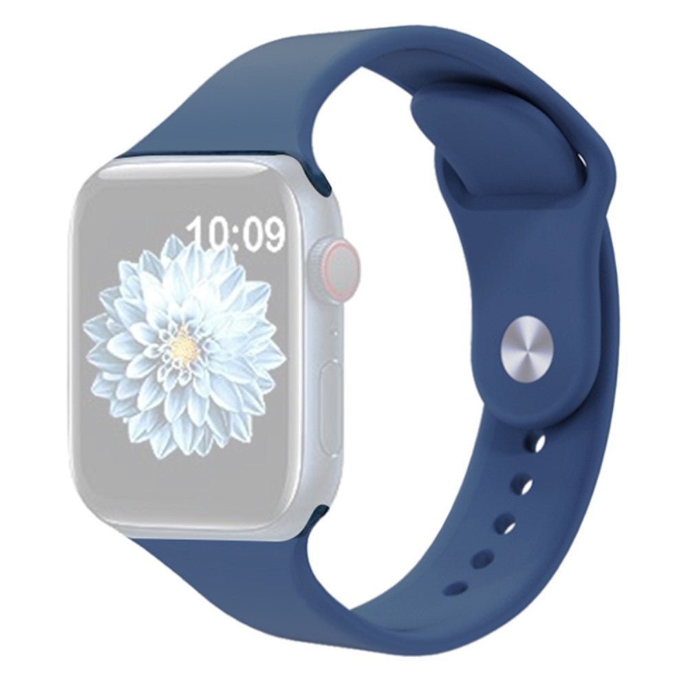 Fantastisk Silikone Universal Rem passer til Apple Smartwatch - Blå#serie_3