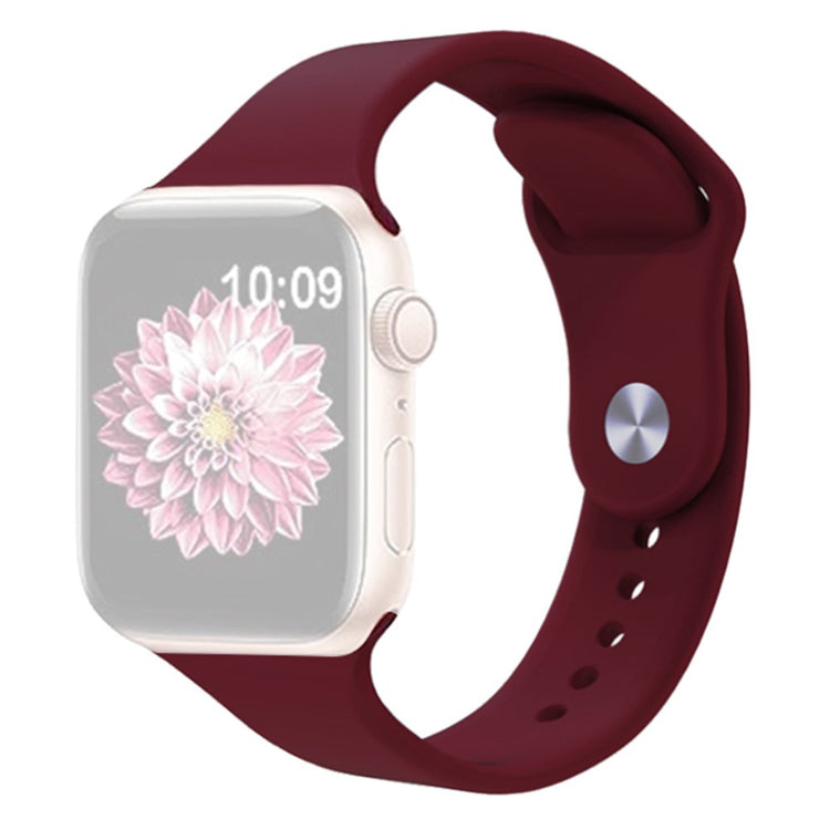 Fantastisk Silikone Universal Rem passer til Apple Smartwatch - Rød#serie_5