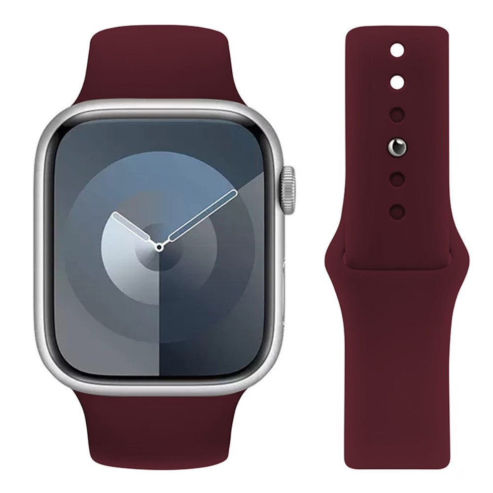 Fantastisk Silikone Universal Rem passer til Apple Smartwatch - Rød#serie_5