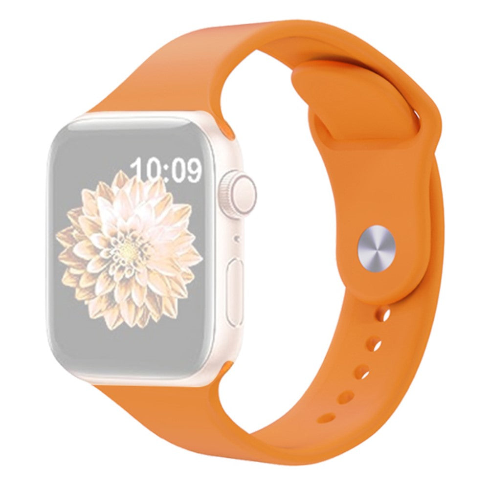 Fantastisk Silikone Universal Rem passer til Apple Smartwatch - Orange#serie_7