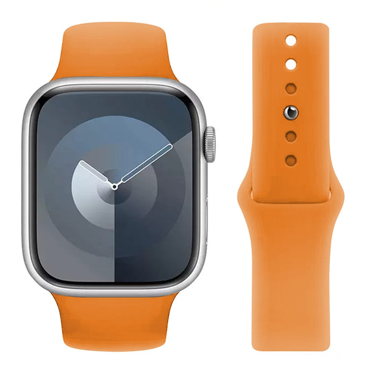 Fantastisk Silikone Universal Rem passer til Apple Smartwatch - Orange#serie_7