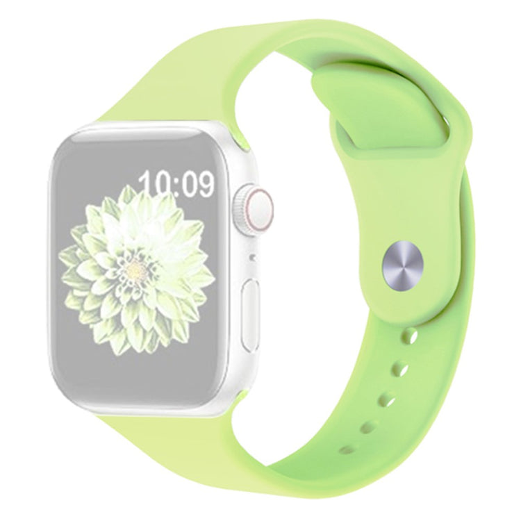 Skøn Silikone Universal Rem passer til Apple Smartwatch - Grøn#serie_7