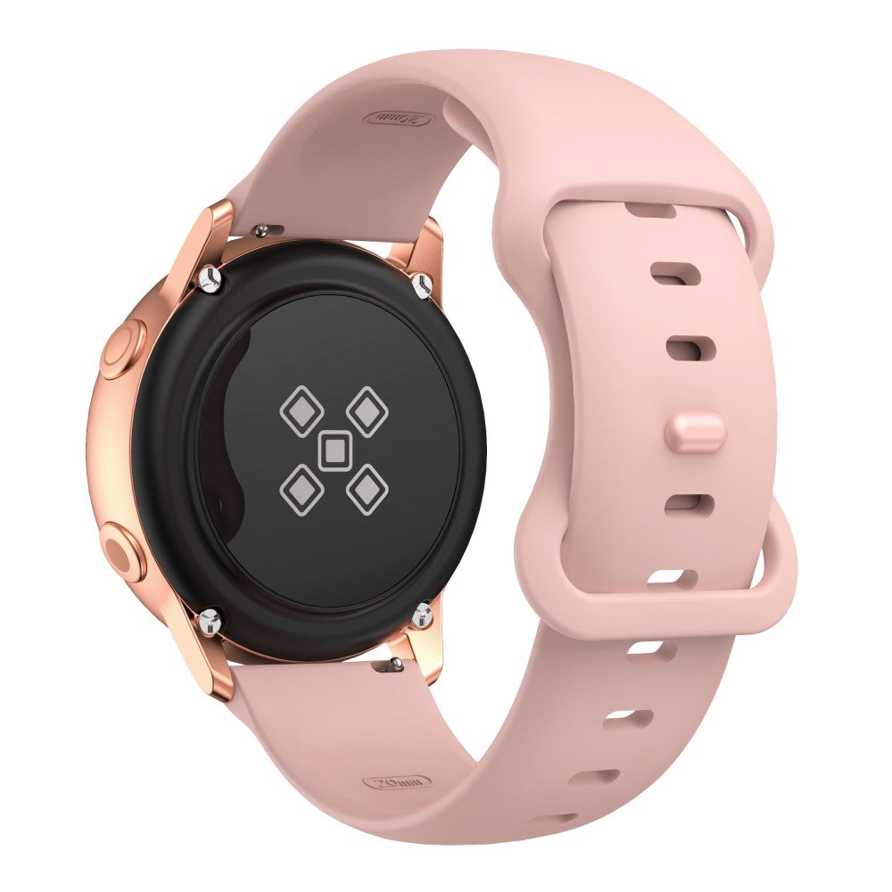 Helt Vildt Fed Silikone Universal Rem passer til Smartwatch - Pink#serie_3