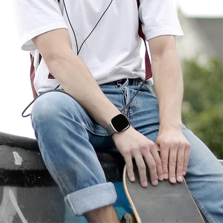 Helt Vildt Skøn Silikone Universal Rem passer til Fitbit Smartwatch - Pink#serie_3