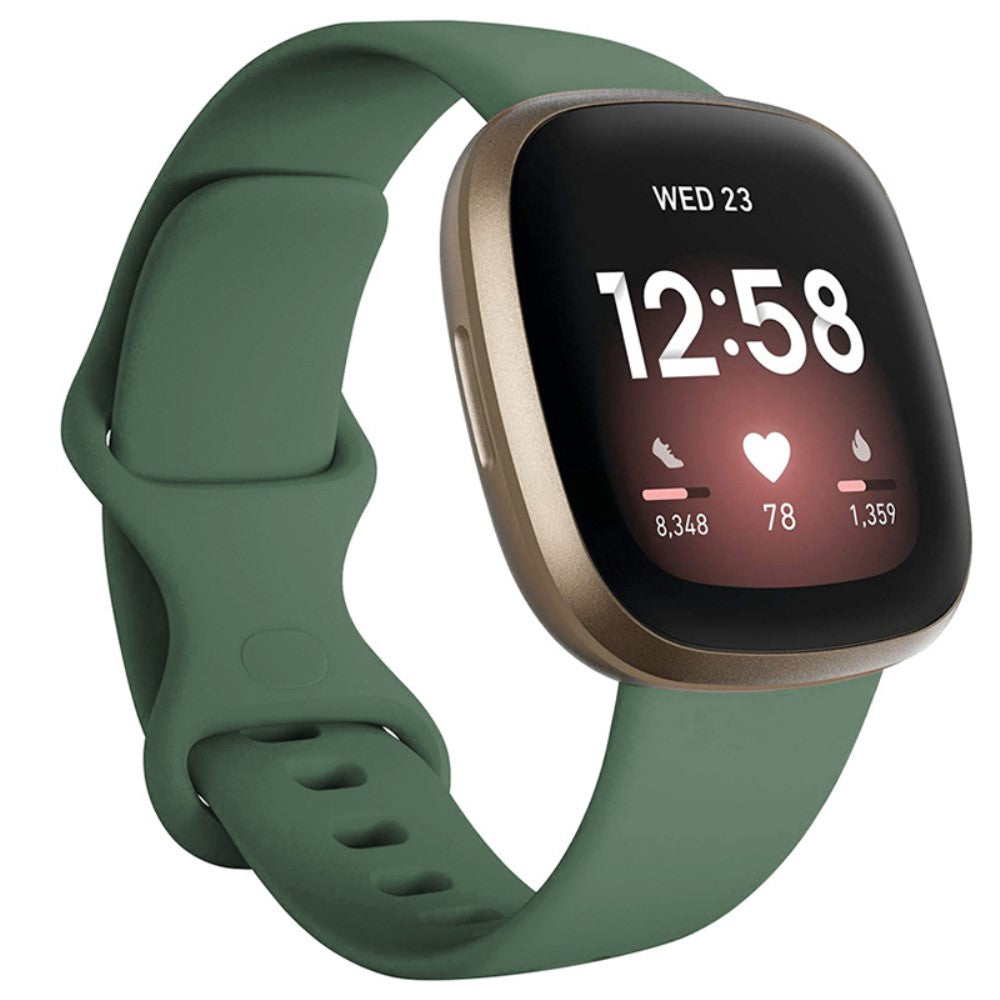 Helt Vildt Skøn Silikone Universal Rem passer til Fitbit Smartwatch - Grøn#serie_6